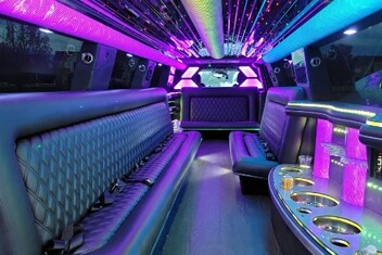 Champaign Limo Interior