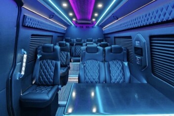 Champaign Sprinter Bus Interior