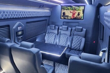 Champaign Sprinter Van Interior